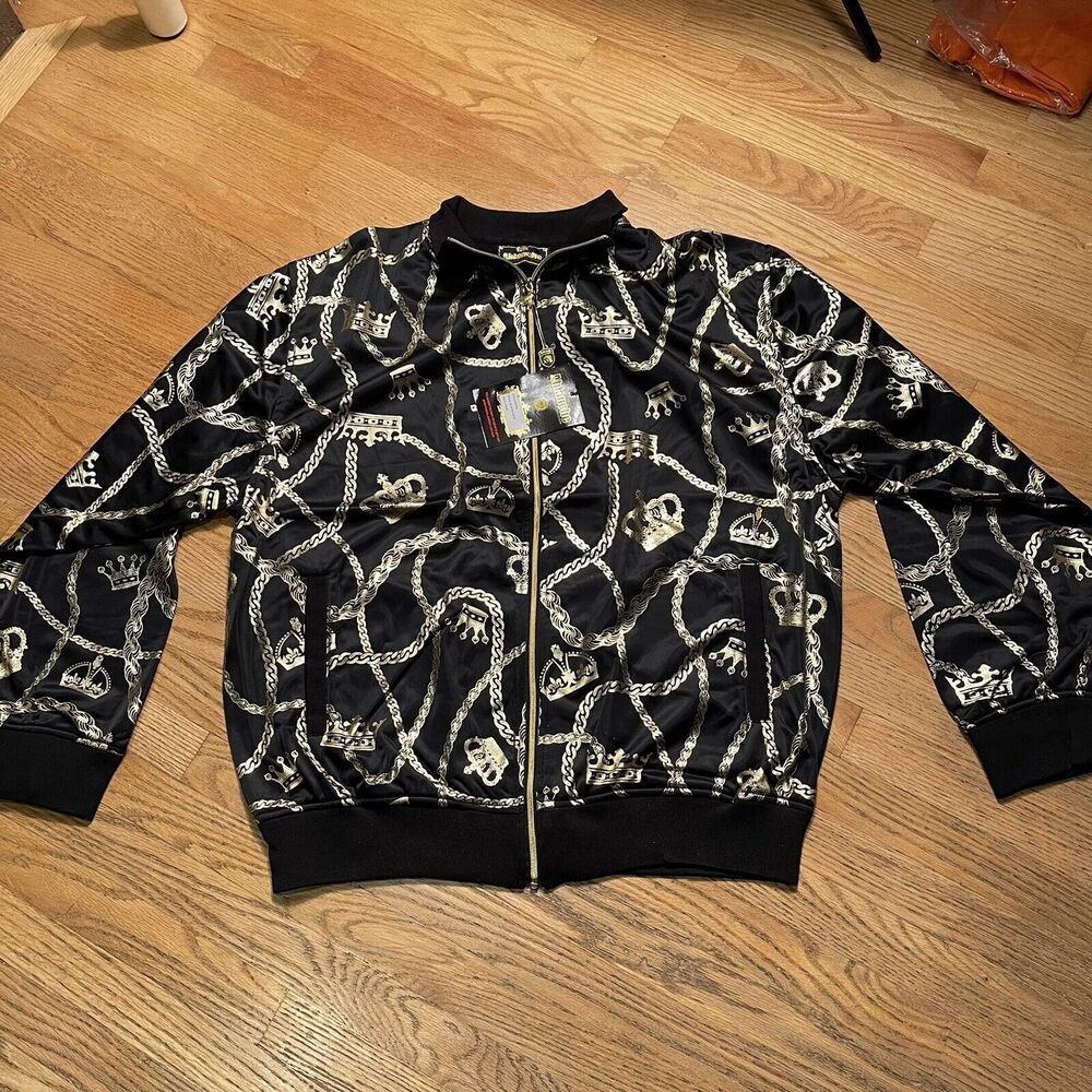 NWT ABLANCHE Crowns, Chains, Batman Medieval Hoodie Size 2XL